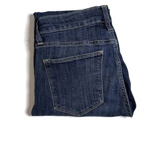 G.A.P Denim color dark blue waist size 27 regular curvy true skinny